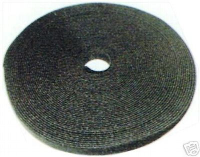 New eclipse 902-035 black velcro hook &amp; loop cable tie 1/2&#034;x50&#039; roll for sale