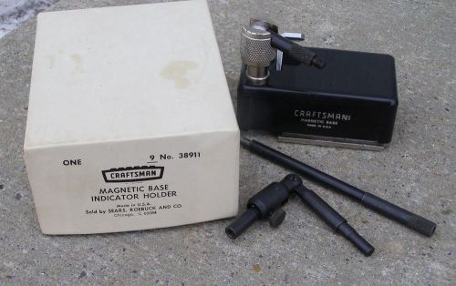 Sears Craftsman Magnetic Base Indicator Holder No. 38911 Metalworking Tool  Box