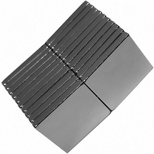 20 Neodymium Magnets 1/2 x 1/2 x 1/16 Inch Block