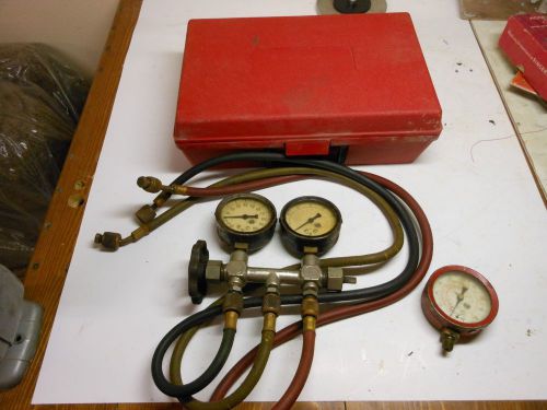 Mueller Brass Regulator Freon Pressure Gauge~Steampunk~12 R 22 Hvac Charge~A/C