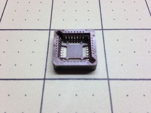 28-position plcc socket (smd / smt) ic adapter (qty x 10) for sale