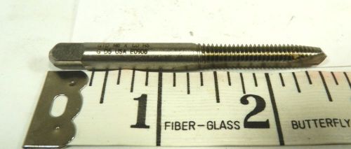 Widia #13381 spiral point tap, m6 size, 2-flute, 2-1/2&#034; long, 1&#034; thread~ (loc13) for sale