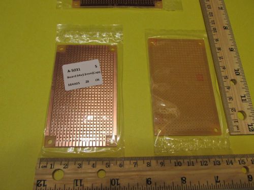 Prototyping PCB Circuit Board 94x53mm Stripboard Veroboard Single Sided Qty of 2