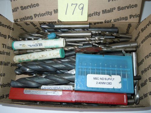 Lot assorted drill bits**estate sale**look new**80 plus pieces for sale