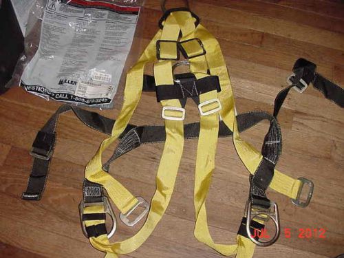 *NEW* MILLER 552/UYKU 400 LB FALL PROTECTION HARNESS WITH POSITIONING RINGS