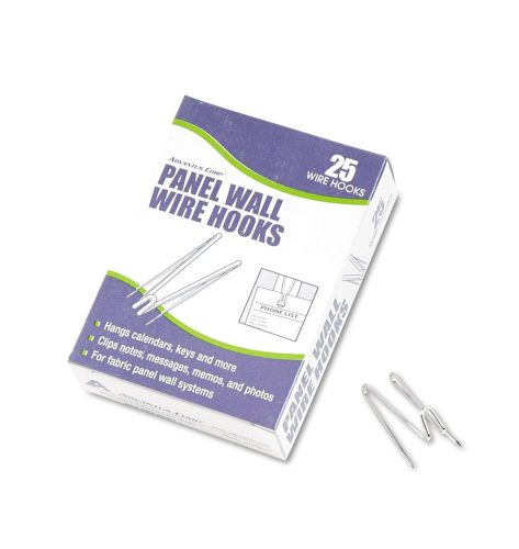 Advantus panel wall wire hooks silver 25 count. avt75370 - brand new item for sale