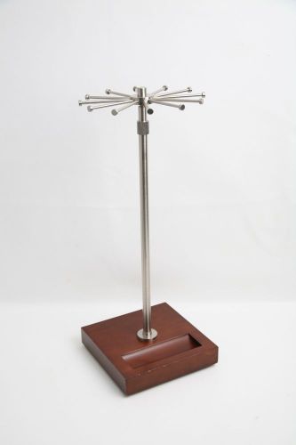 Telescoping and Spinning Tie Belt Display Rack Counter Table Top