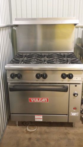 Brand New Vulcan 6 Burner Gas Convection Oven