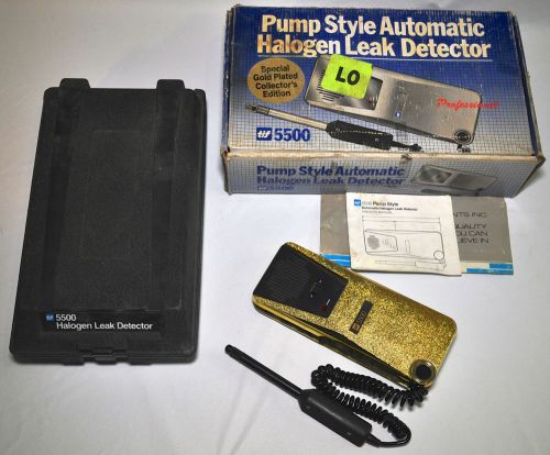 TIF 5500 Pump Style Auto Halogen Leak Detector Gold Collectors Ed. Case Box