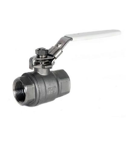 Stainless steel 2 piece lever ball valve  - bsp taper thread  - 1/4&#034; to 3&#034; for sale