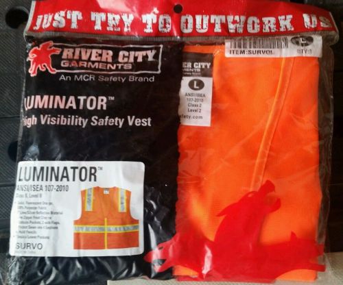 River City 611-SURVOVL Luminator Class II Polyfluorescent Surveyor Orange