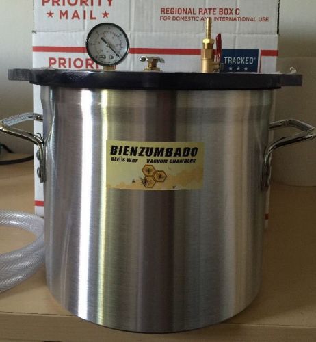 3 gal vac chamber by (bienzumbado)polycarbonate,epoxy,silicone,wood,resins,ect. for sale