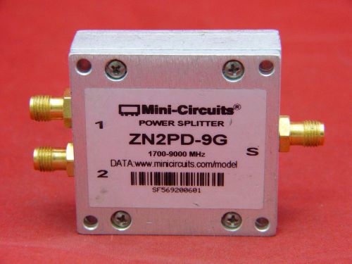 MINI-CIRCUITS POWER SPLITTER 1.7 - 9GHz TWO WAY 10W ZN2PD -9G
