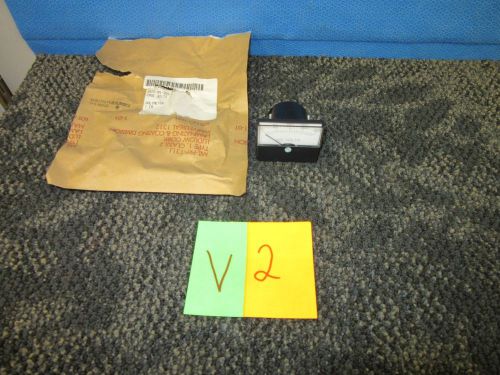CROMPTON 40 DC VOLT VOLTMETER K1S-DVV-040 MILITARY SURPLUS MADE IN USA NEW