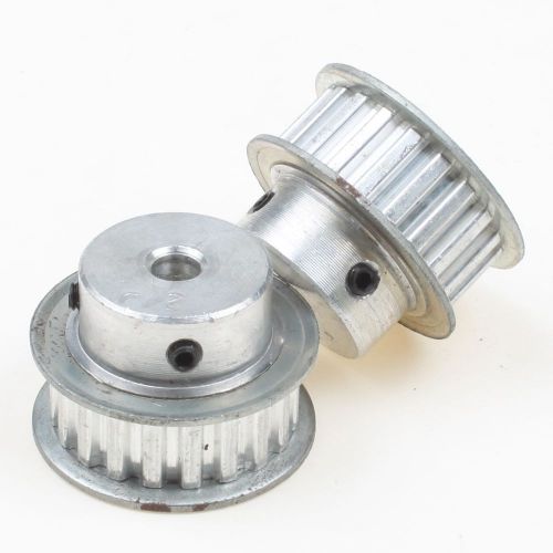 2pcs XL Type Aluminum Timing Belt Pulley 20 Teeth 7mm Bore for Machine Tools