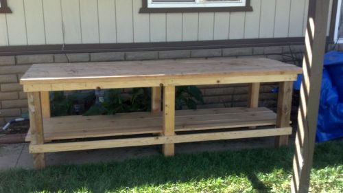 Very sturdy wood work bench 4x8 for sale