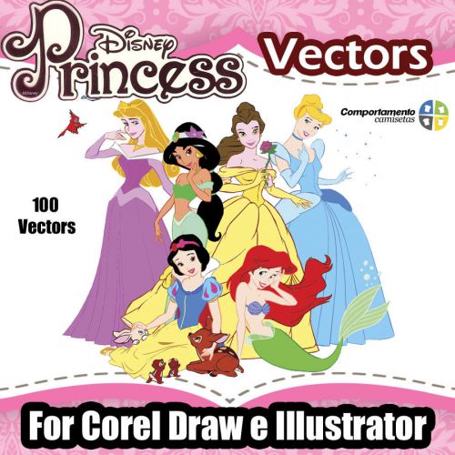 Disney Princess Vector Clipart for Corel Draw