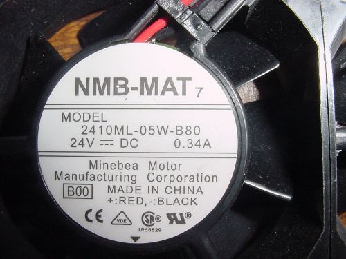 Nmb-mat 2410ml-05w-b80 dc axial fan  24 - v dc 0.34a for sale