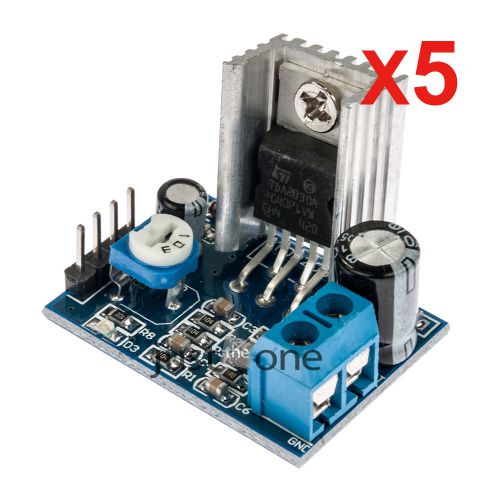 5PCS Power Supply Audio Amplifier Board Module TDA2030 TDA2030A 6-12V 18W Single