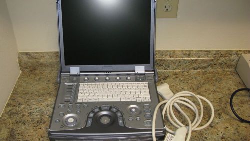 GE Logiq e Vet Ultrasound Machine W/ 8L-RS Probe &amp; External DVD/CD Writer