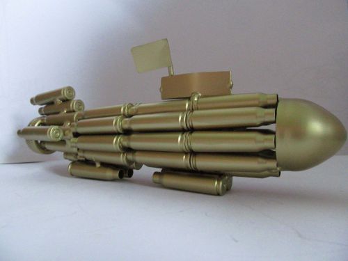 office display Submarine, made of bullet shell casing ,