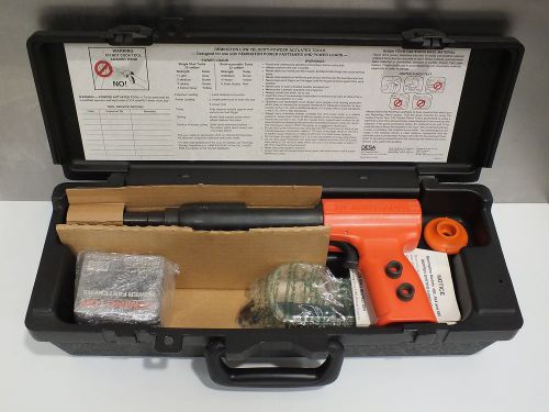 REMINGTON MODEL 494 LOW VELOCITY POWDER ACTUATED FASTENING TOOL W/CASE &amp; GLASSES