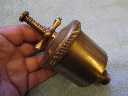 Lunkenheimer ideal #3 grease cup brass, hitmiss stationary steam engine for sale