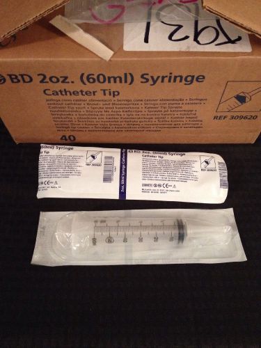 NEW LOT OF 10 BD 60ml Catheter Tip Syringes 309620 See Description