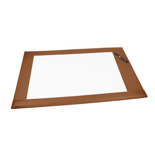 LUCRIN - Extra large Desk pad - Smooth Cow Leather - Tan
