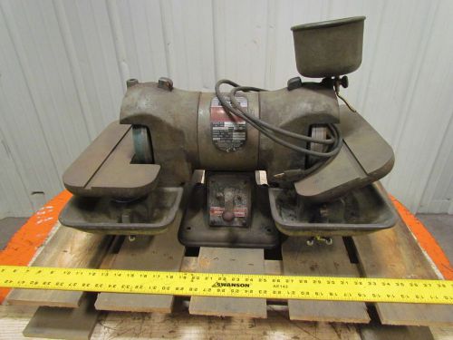 Rockwell 23-505 carbide tool grinder 6&#034; double wheel reversing 1/2hp 115v for sale