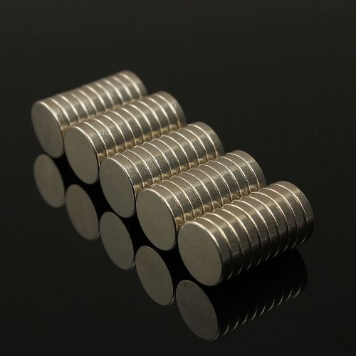 50pcs N35 Strong Round Cylinder Disc Fridge Magnets Rare Earth Neodymium 10x2mm