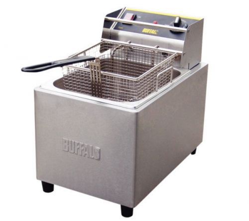 BUFFALO GE142 ELECTRIC FRYER WITH 15# TANK 240 VOLT