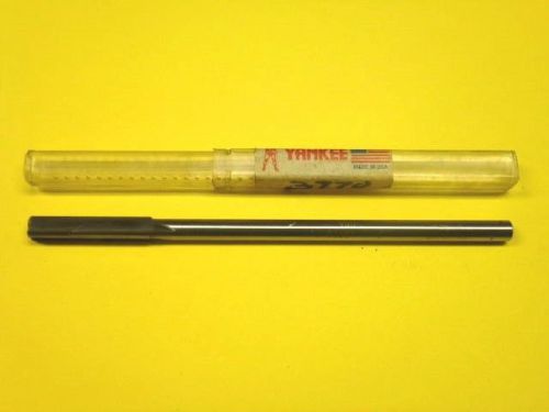 Nos! yankee .3770&#034; carbide tipped chucking reamer, #433 &#034;v&#034;, straight shank for sale
