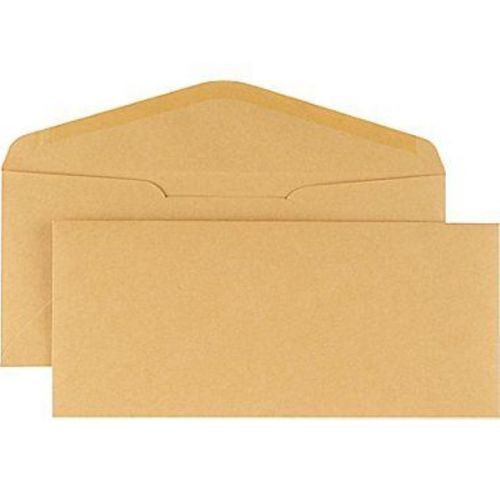 100 #11 Gummed Kraft Business Envelopes, 28 lb, Gum Seal,4-12&#034;x10 3/8&#034;