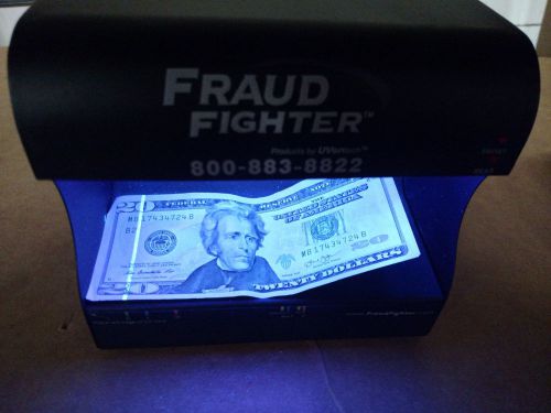 FRAUD FIGHTER by UVERITECH UV-16 Ultraviolet Counterfeit Detection Bill Scanner