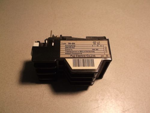Fuji Electric Type TR-ON 5002 Overload Relay *FREE SHIPPING*