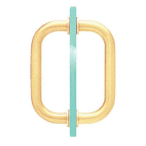 Crl brass 8&#034; bm series tubular back-to-back pull handle frameless glass shower for sale