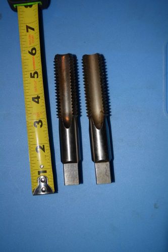 Lot of two 1&#034;-8 NC   TAP USA Made vermont and detroit