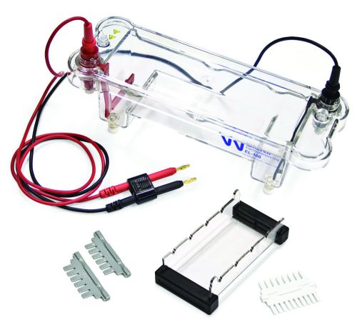 Walter products el-100p electrophoresis apparatus, one 7x14cm casting tray for sale