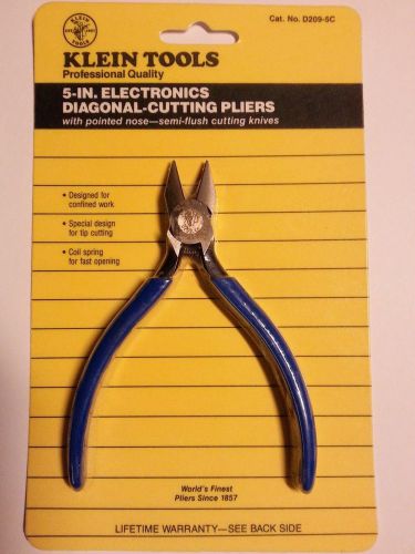 Klein Tools D209-5C 5&#034; Electronics Diagonal Cutting Pliers