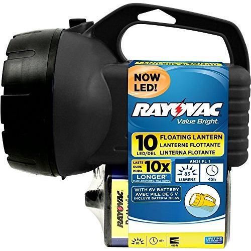 Rayovac Value Bright 85-Lumen 6V 10-LED Floating Lantern Battery with Battery
