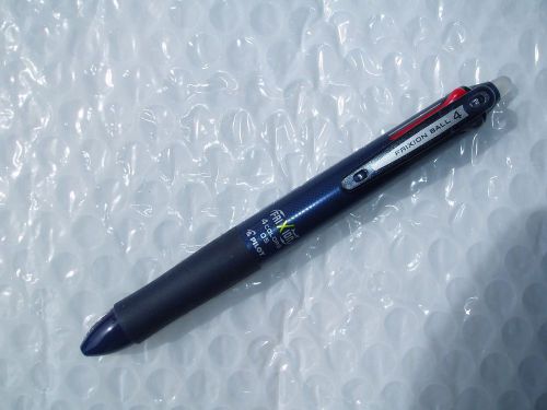 4 Colors Pilot Frixion Retractable 4in1 Ball Point 0.5mm (DarkBlue Body)