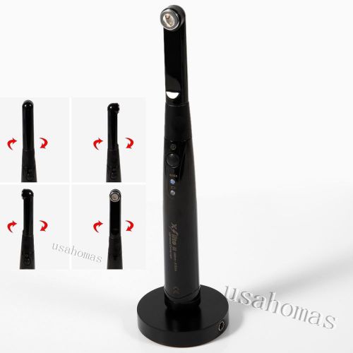 Dental 5w led cordless wireless compact powerful curing light lamp black color for sale