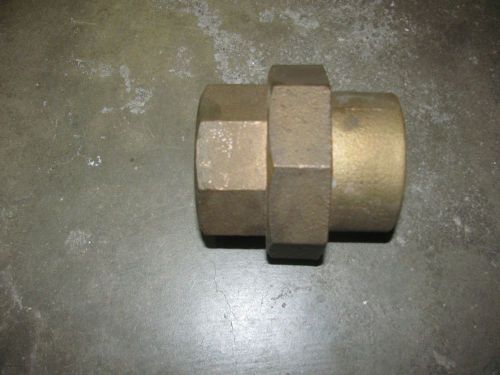 2 1/2&#034; union brass fitting c x c for sale