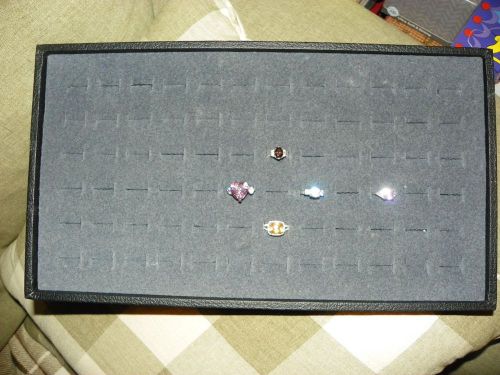 72 slot Jewelry Ring Display Tray - Mint Condition