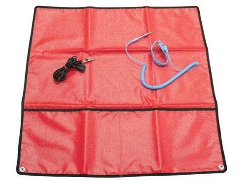 New velleman as9 anti-static field service kit- red  24&#034; x 24&#034; for sale