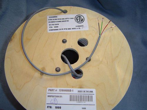 20ft. of #20ga.  4Conductor Stranded Wire  20 awg /4c Shielded w/ Drain Wire