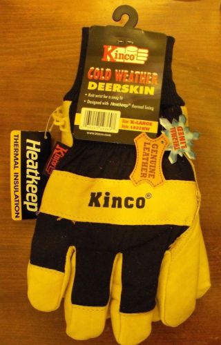 KINCO COLD WEATHER DEERSKIN X-LARGE GLOVES 1937KW