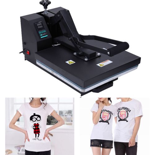 New digital clamshell heat press transfer t-shirt sublimation machine 15 x 15 for sale