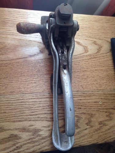 Antique Old Vintage Stanley Alcoa Heavy Duty Banding Strapping Tool